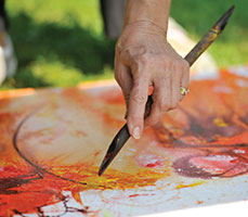 Photo of a painting. Link to Tangible Personal Property.