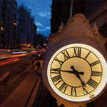 Photo of The Lenox Hill Hospital clock erected and dedicated to the Hospital in Jim’s honor. Photo of The Lenox Hill Hospital clock erected and dedicated to the Hospital in Jim’s honor.