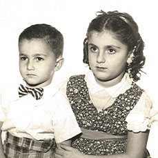 Rosemary Nalbone and her younger brother, Joey. Link to her story