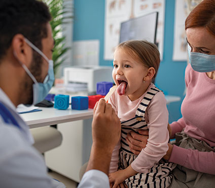 Doctor with a patient