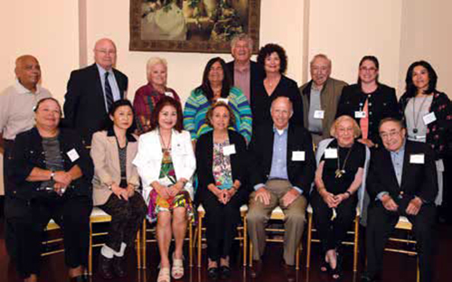 Photo of Payson Wharton Society members