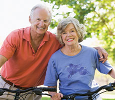Happy couple. Link to Life Stage Gift Planner Under Ages 60-70 Situations.